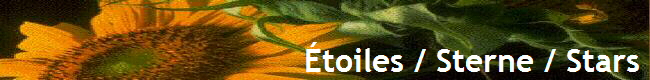  �toiles / Sterne / Stars 